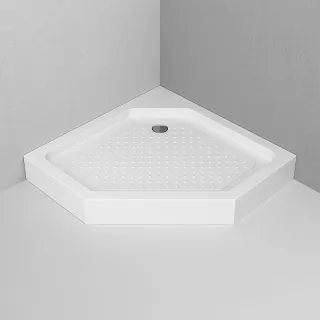 Душевой уголок AM.PM Gem W90G-405-090MT профиль серебристый 90х90 см